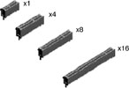 Figure 2. PCI Express lane widths and connectors